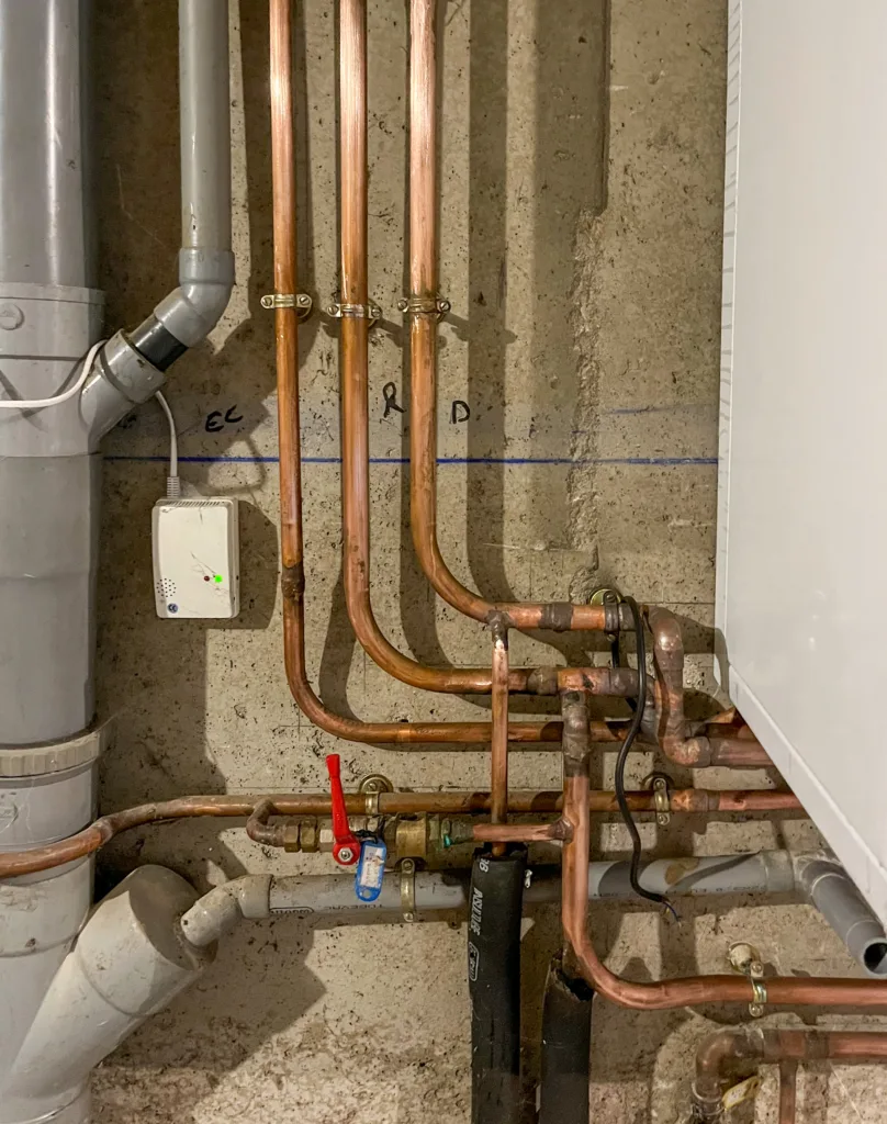 Travaux de chauffage avec chaudière gaz condensation pour maison individuelle à Brindas (69)