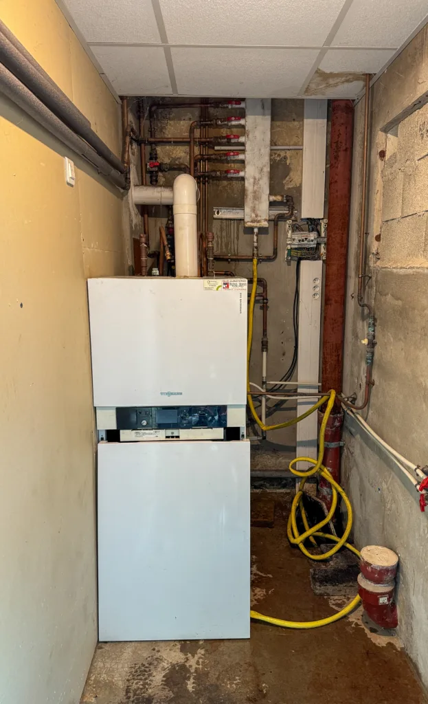 Pose PAC air/eau Viessmann avec ballon intégré à Craponne (69)