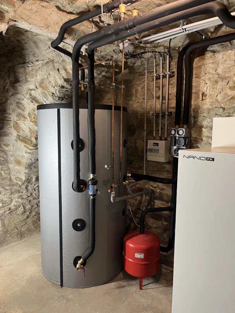 Transition énergétique avec chaudière à granulés Hargassner dans le Rhône, à Vaugneray (69)