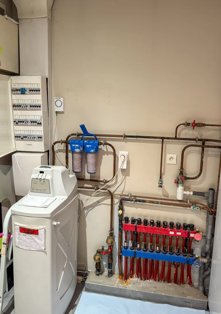 Nourrice de distribution pour plancher chauffant 175 m2